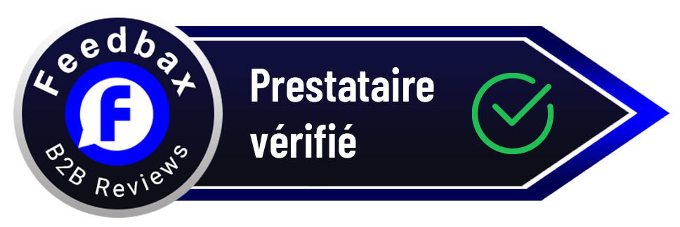 Badge de vérification de Feedbax