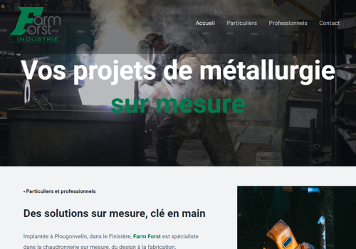 Build Me Up Projet - Création de site vitrine