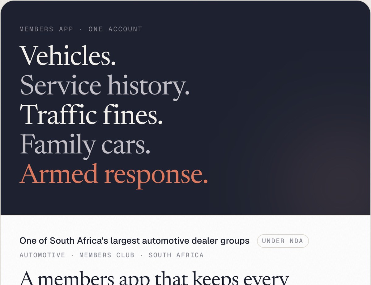 Seamwire Projet - Application pour les membres d’un réseau national de concessionnaires automobiles