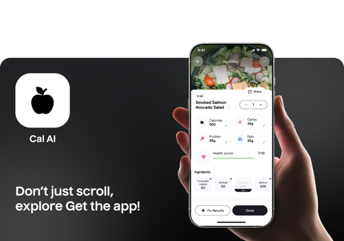 Cal Ai, Application intelligente de suivi de l’alimentation et des calories