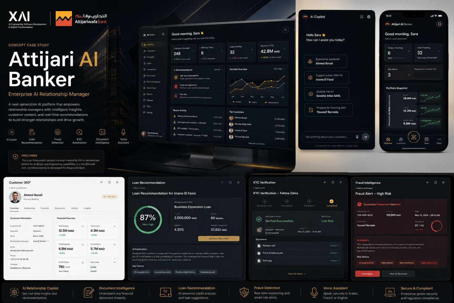 XAI Projet - Attijari AI Banker, CRM d’IA d’entreprise (étude de cas conceptuelle)