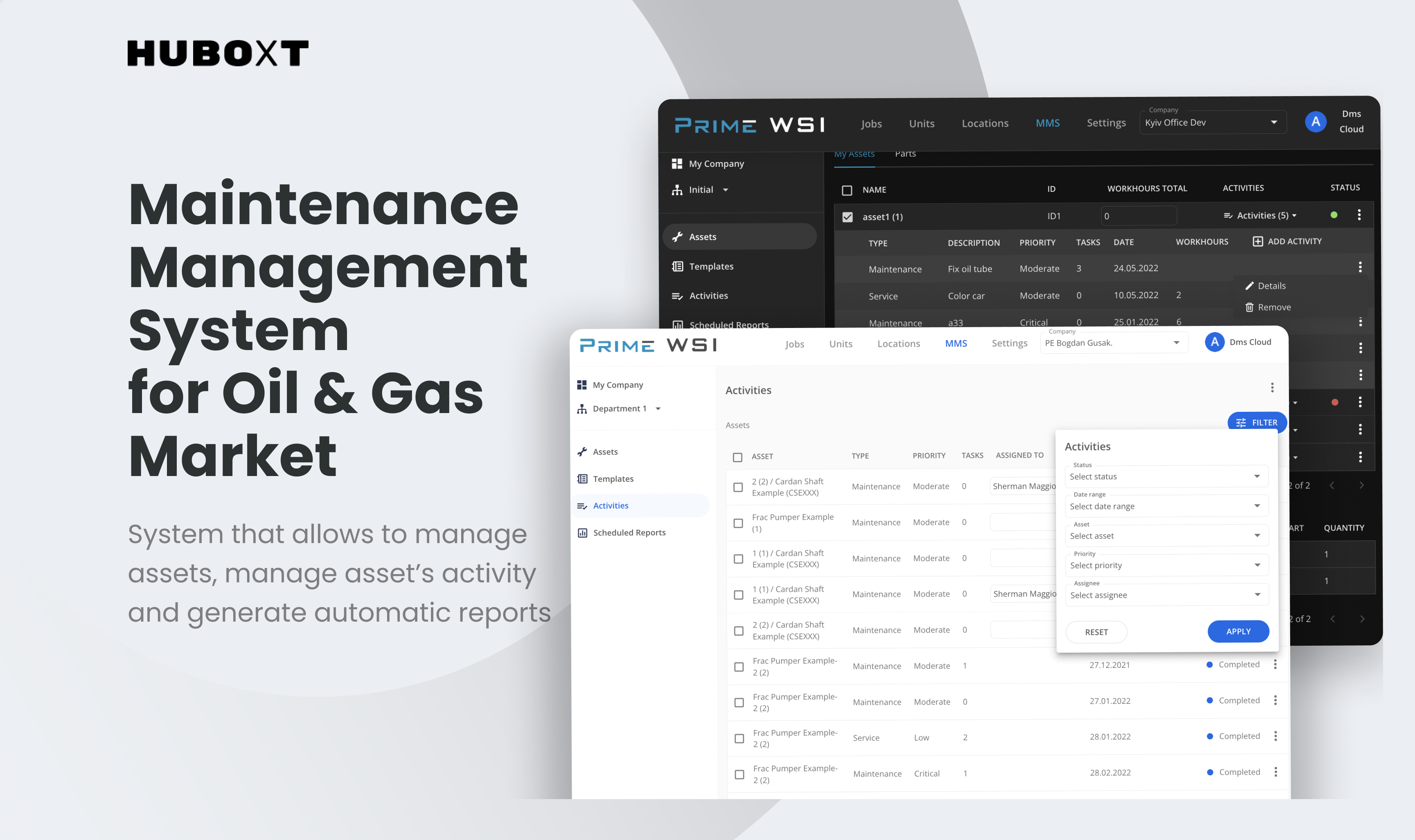 Huboxt Projet -