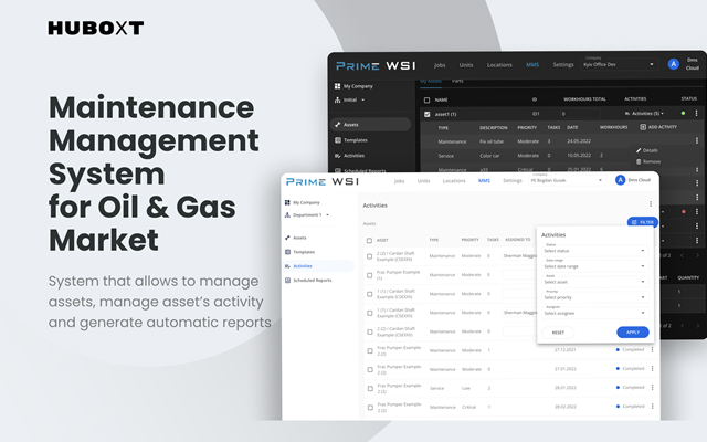 Huboxt Projet - Système de gestion de la maintenance