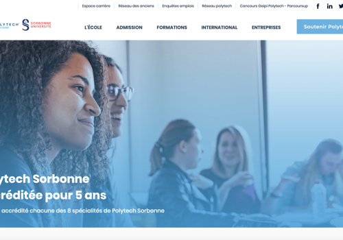 Feel and Clic. Projet - Polytech Sorbonne : plateforme web de valorisation des formations