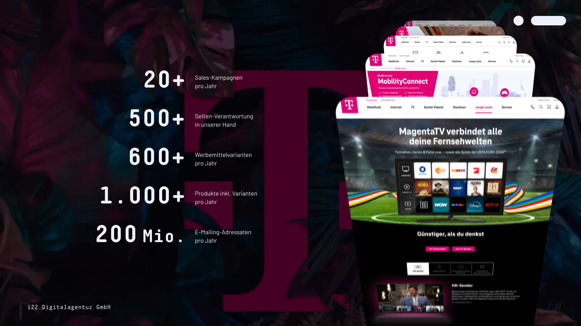 i22 Digitalagentur GmbH Projet -