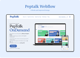 TechTIQ Solutions Projet - Peptalk Webflow