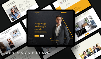 oktopods Agency GmbH Projet - ADG Top Leadership : développement de site web