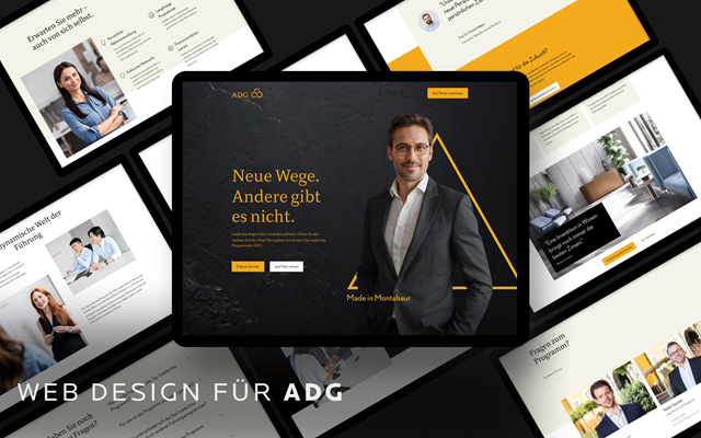 oktopods Agency GmbH Projet - ADG Top Leadership : développement de site web
