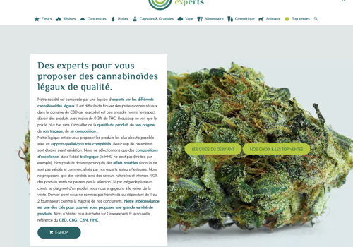 Limbus Studio Projet - site e-commerce greenexperts.fr