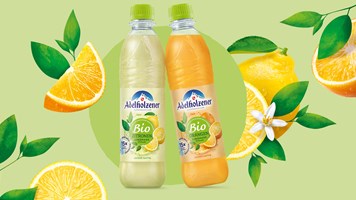 Refonte du design d’emballage des limonades bio Adelholzener