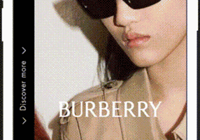 Mobkoi Projet - Sunglass Hut + Burberry : engagement avec l’annonce Storefinder