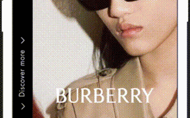 Mobkoi Projet - Sunglass Hut + Burberry : engagement avec l’annonce Storefinder