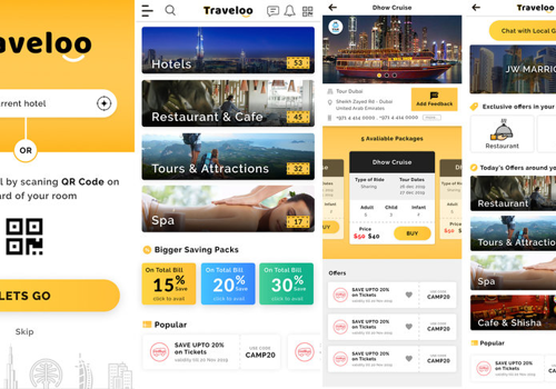 UIUXDen Projet - Traveloo - application de voyage