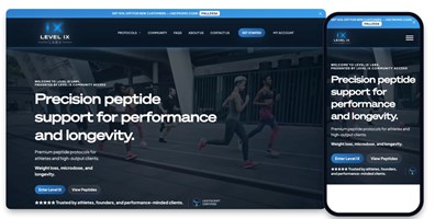 Site de branding et d’e-commerce pour Level IX Labs
