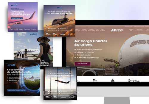 Digitalised Projet - Publicité numérique pour charter aérien