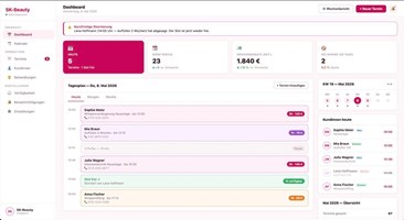 SK-Beauty, Système de réservation en ligne sur mesure