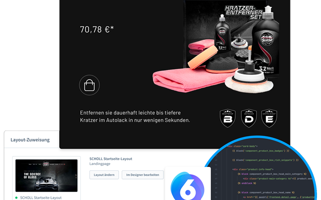 VI BRAND STUDIOS GmbH Projet - Boutique en ligne avec Shopware 6 pour la vente B2B et B2C