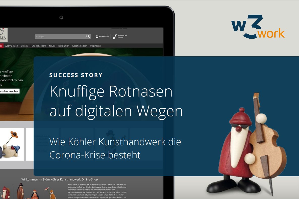 w3work - Digitalagentur für E‑Commerce und Online-Marketing Projet -