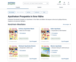 TITANSHUB GmbH Projet - Univers des prospectus en pharmacie