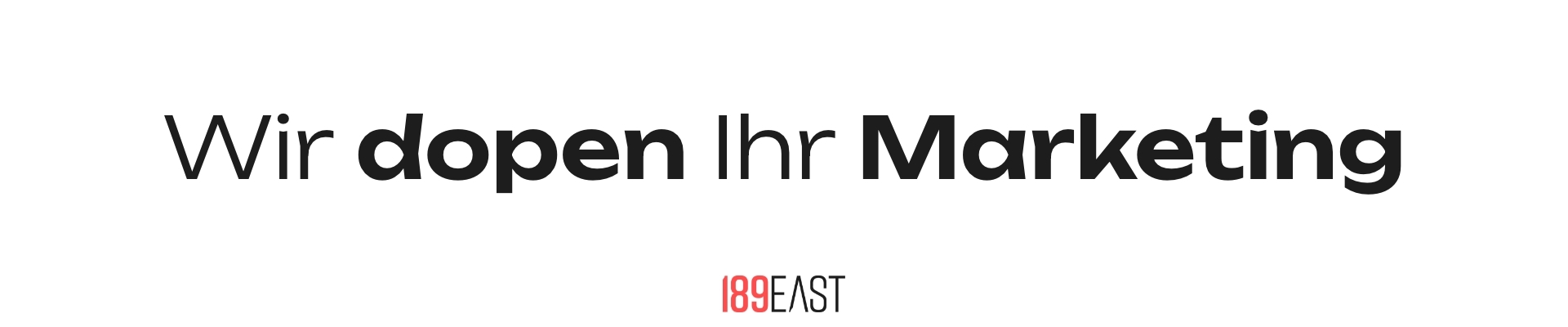 HUNDERT89 East Werbeagentur GmbH Headerbild