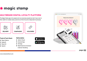 Nstack Softech LLP Projet - Magicstamp - Des cartes de fidélité numérisées