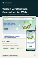 SALUTO, Webdesign pour la santé et la recherche