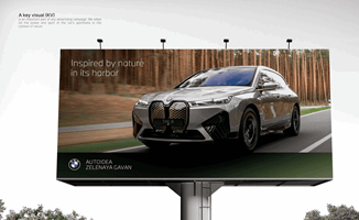 Design visuel pour des projets de concessions automobiles corporate