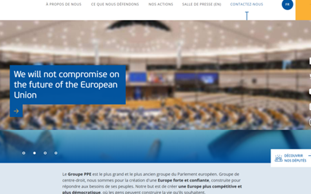 Actency Projet - Groupe parlementaire EPP : Projet Drupal Headless
