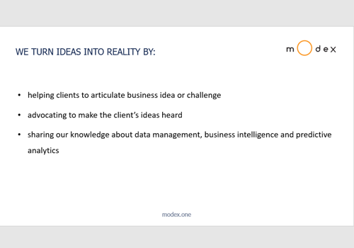 Modex Analytics Projet -