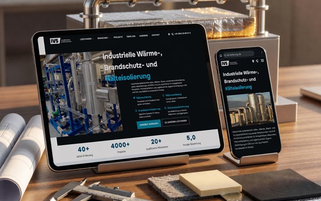 4eck Media | Webdesign & SEO/GEO Projet - Refonte du site web avec des pages dédiées aux services et aux secteurs d’activité pour un spécialiste de l’isolation industrielle