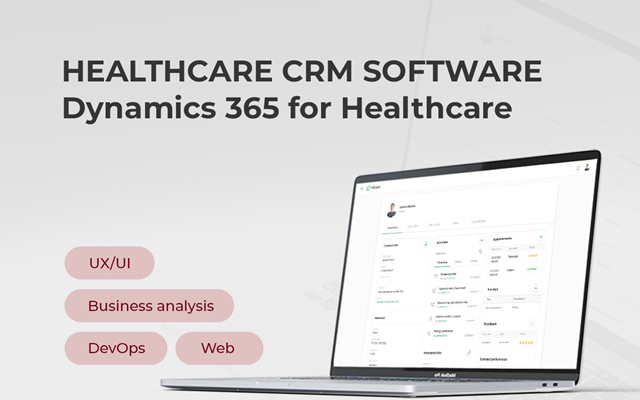 Innowise Projet - Logiciel CRM pour le secteur de la santé, réduction de 14% des coûts administratifs