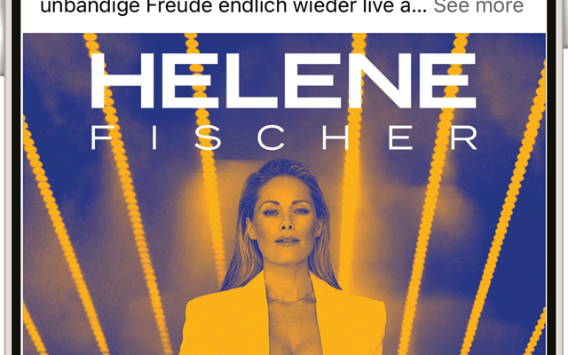 NYBA Media GmbH Projet - Helene Fischer: Tour-Kampagne auf Meta und TikTok