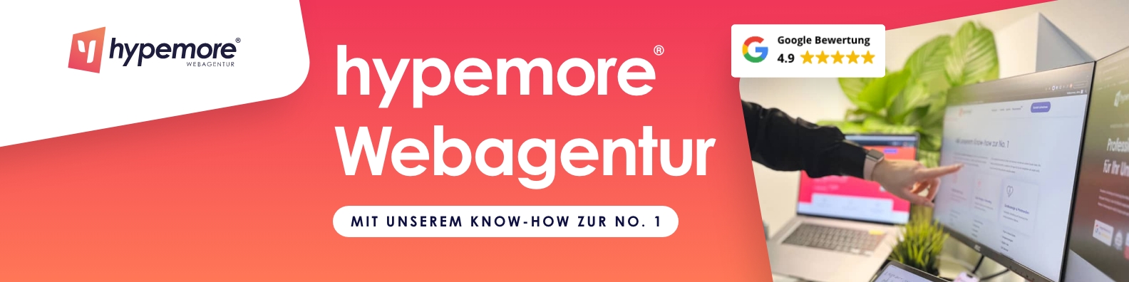 hypemore® Webagentur Headerbild