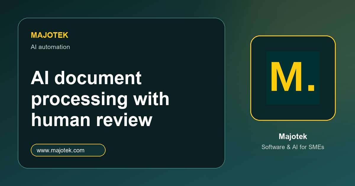 Majotek Projet - Double You : chaîne de traitement de documents par l’IA
