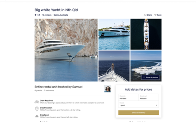 IT Brains Projet - X-Stay-Sea, plateforme de location de yachts et d’expériences