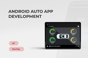 Innowise Projet - Contrôle du véhicule 35 % plus efficace après la mise en place d’une application Apple CarPlay et Android Auto