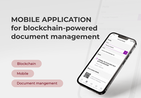 Innowise Projet - Application mobile de gestion de documents basée sur la blockchain