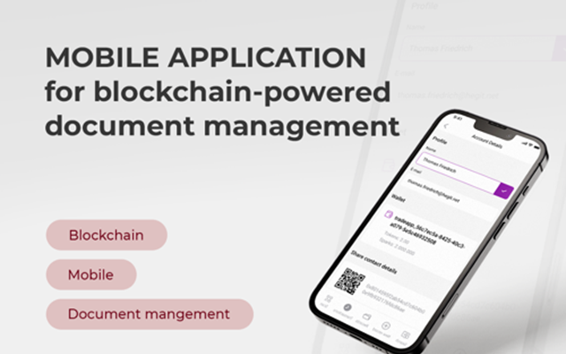 Innowise Projet - Application mobile de gestion de documents basée sur la blockchain