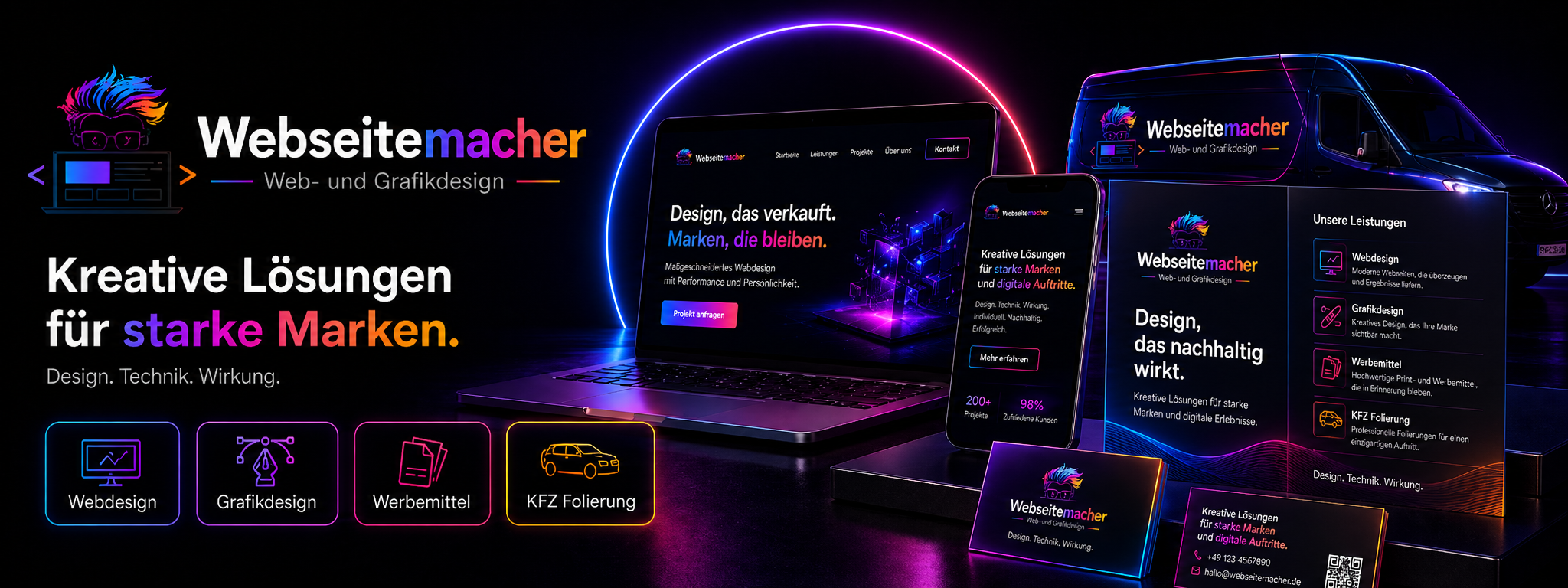 Webseitemacher (Webdesign & Grafikdesign) Headerbild