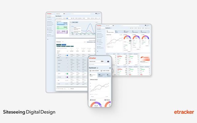 Siteseeing Digital Design Projet - etracker App