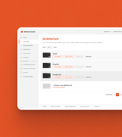 minic studio Projet - Bettercard