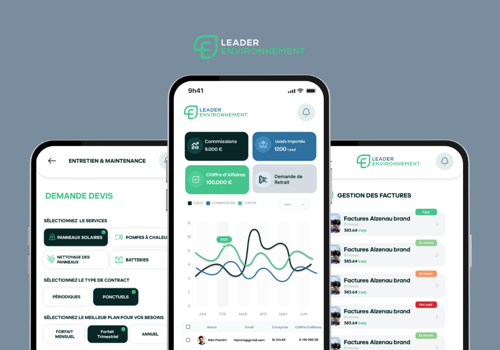 Appstronaute Projet - Application mobile et web - Leader Environnement