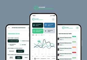 Application mobile et web - Leader Environnement