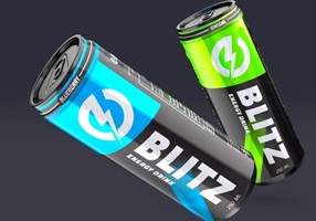 YA² Design Studio Projet - Blitz Energy drink