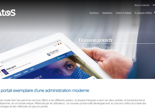 Atos : le portail unique de la douane pour tous