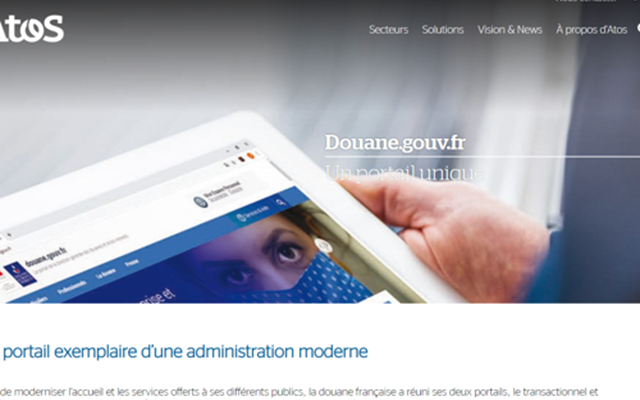 Actency Projet - Atos : le portail unique de la douane pour tous