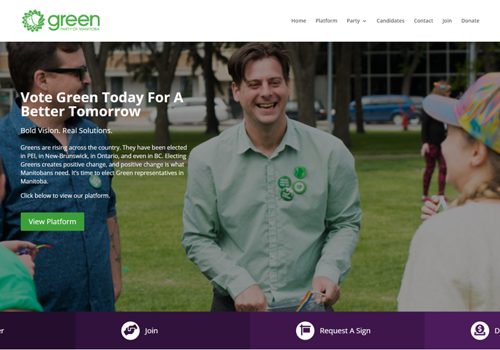 Andrich Media Projet - Parti vert