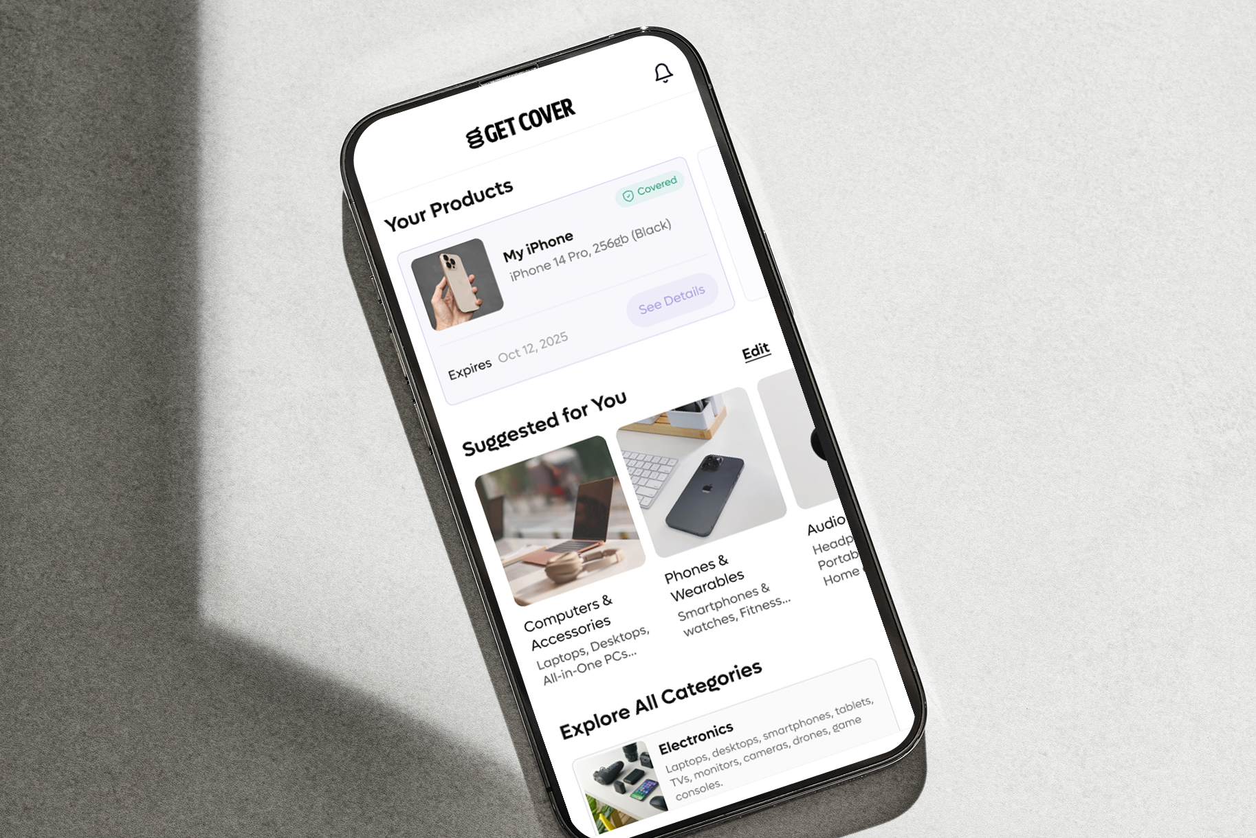 TouchZen Media Projet - Obtenir la couverture