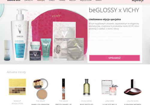 ENDORA Projet - BeGlossy, acheter des cosmétiques par abonnement
