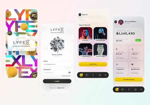 UIUX Studio Projet - LYFEX - Conception UX/UI d’application mobile